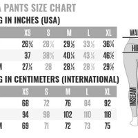 Pink Yoga Pants Size Chart