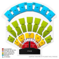 Pla Hollywood Las Vegas Theater Seating Chart