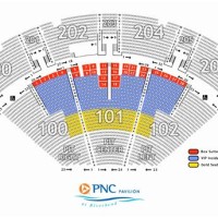 Pnc Pavilion Charlotte Seating Chart With Rows And Seat Numbers