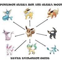 Pokemon Moon Eevee Evolution Chart