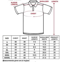 Polo Sport Shirt Size Chart