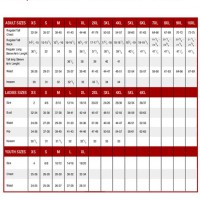 Port Authority Polo Shirt Size Chart