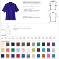 Port Authority Silk Touch Polo Size Chart