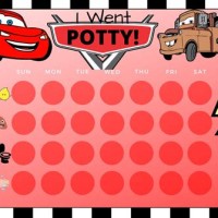 Potty Training Chart Disney Cars