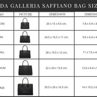 Prada Bag Size Chart