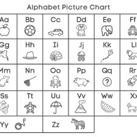 Printable Abc Chart Black And White