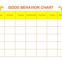 Printable Behavior Charts For