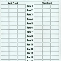 Printable Bus Seating Chart Template