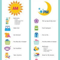 Printable Daily Routine Chart For 8 Year Old