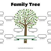 Printable Family Tree Chart 4 Generations