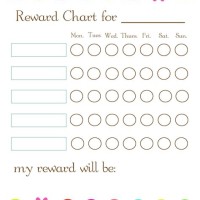 Printable Sticker Charts For Toddlers