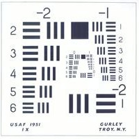 Printable Usaf 1951 Lens Test Chart