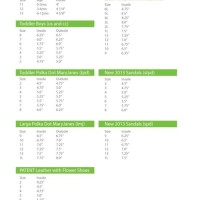 Puddle Jumper Shoes Size Chart