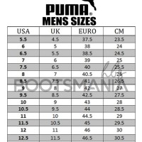 Puma Clothes Size Chart Cm