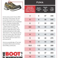 Puma Shoe Size Chart