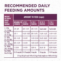 Puppy Chow Feeding Chart