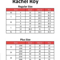 Rachel Roy Size Chart