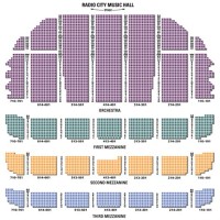 Radio City Detailed Seating Chart