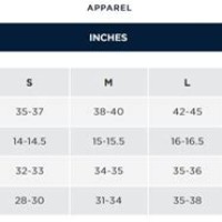 Ralph Lauren Custom Fit Oxford Size Chart