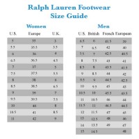 Ralph Lauren Size Chart Women S Shoes