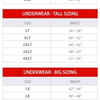Ralph Lauren Underwear Size Chart