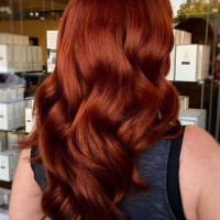 Red Auburn Hair Color Chart