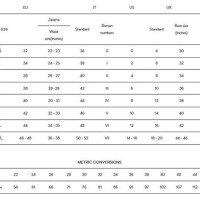 Red Valentino Jeans Size Chart