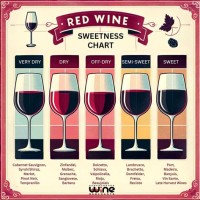 Red Wine Chart Sweet To Dry