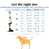 Reddy Dog Harness Sizing Chart