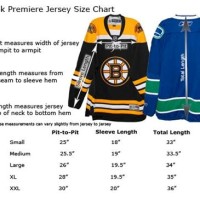 Reebok Authentic Hockey Jersey Size Chart