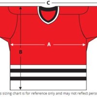 Reebok Edge Hockey Jersey Size Chart