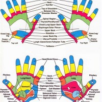 Reflexology Hand Chart For Headaches