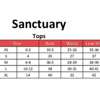 Refuge Shorts Size Chart