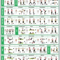 Resistance Band Workout Wall Chart