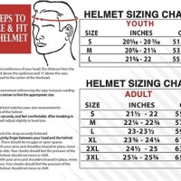 Revzilla Icon Helmet Sizing Chart