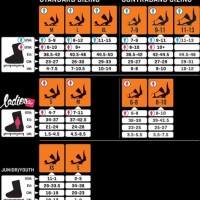 Ride Snowboard Bindings Size Chart