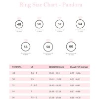 Ring Size Conversion Chart Pandora