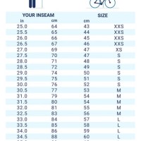 Road Bike Size Chart Cm