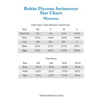 Robin Piccone Swimsuit Size Chart