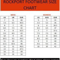 Rockport Shoe Size Chart