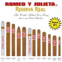 Romeo And Julieta Cigar Size Chart