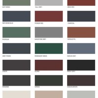 Roof Paint Colour Chart Nz