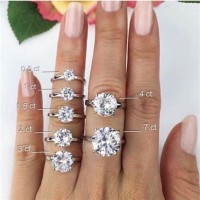 Round Diamond Ring Size Chart