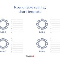 Round Table Seating Chart Template Excel