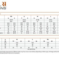 Royal Robbins Size Chart