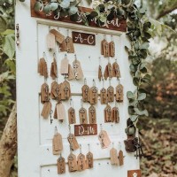 Rustic Wedding Seating Chart Ideas