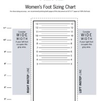 Ryka Shoe Size Chart