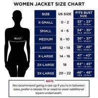 Salomon Womens Jacket Size Chart