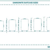 Samsonite Luge Size Chart