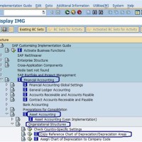 Sap Tcode Set Chart Of Depreciation